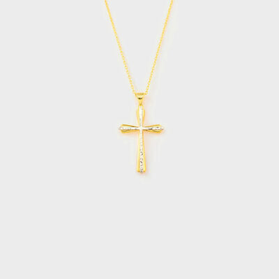 925 Sterling Silver Cross Pendant Necklace